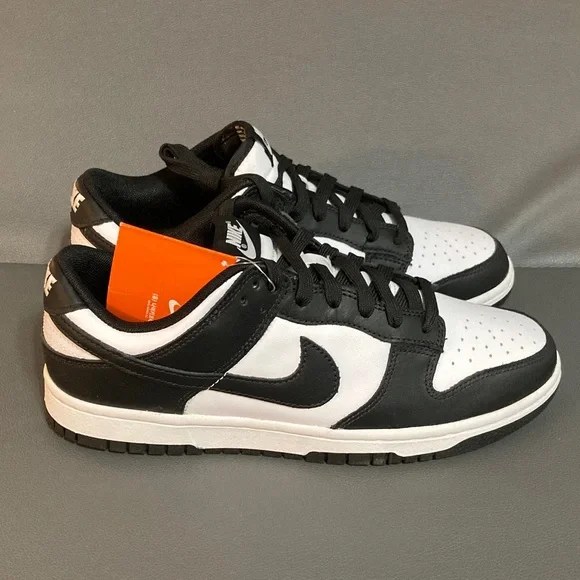 Nike Dunk Low Retro Black White “Pandas” mens 8 - Picture 2 of 7